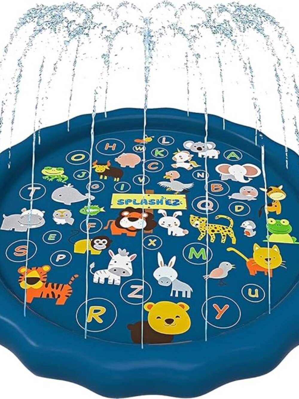SplashEZ 3-in-1 Splash Pad, Sprinkler for Kids & Baby Pool for Learning